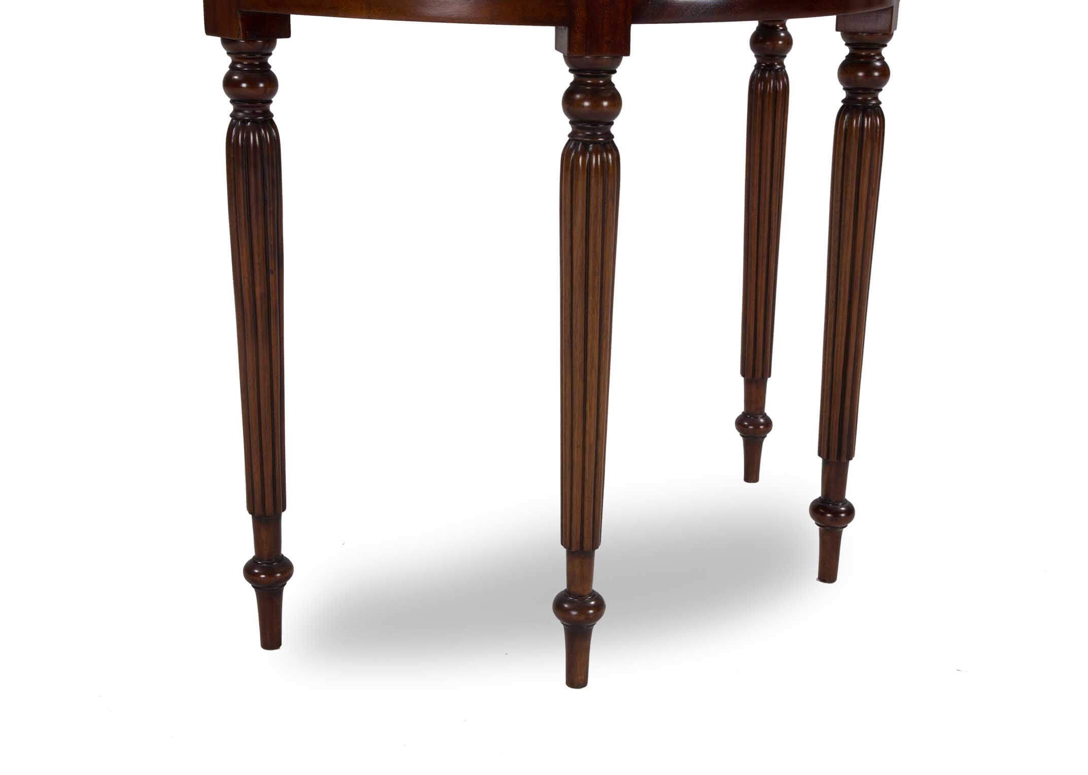 Black mahogany deals console table