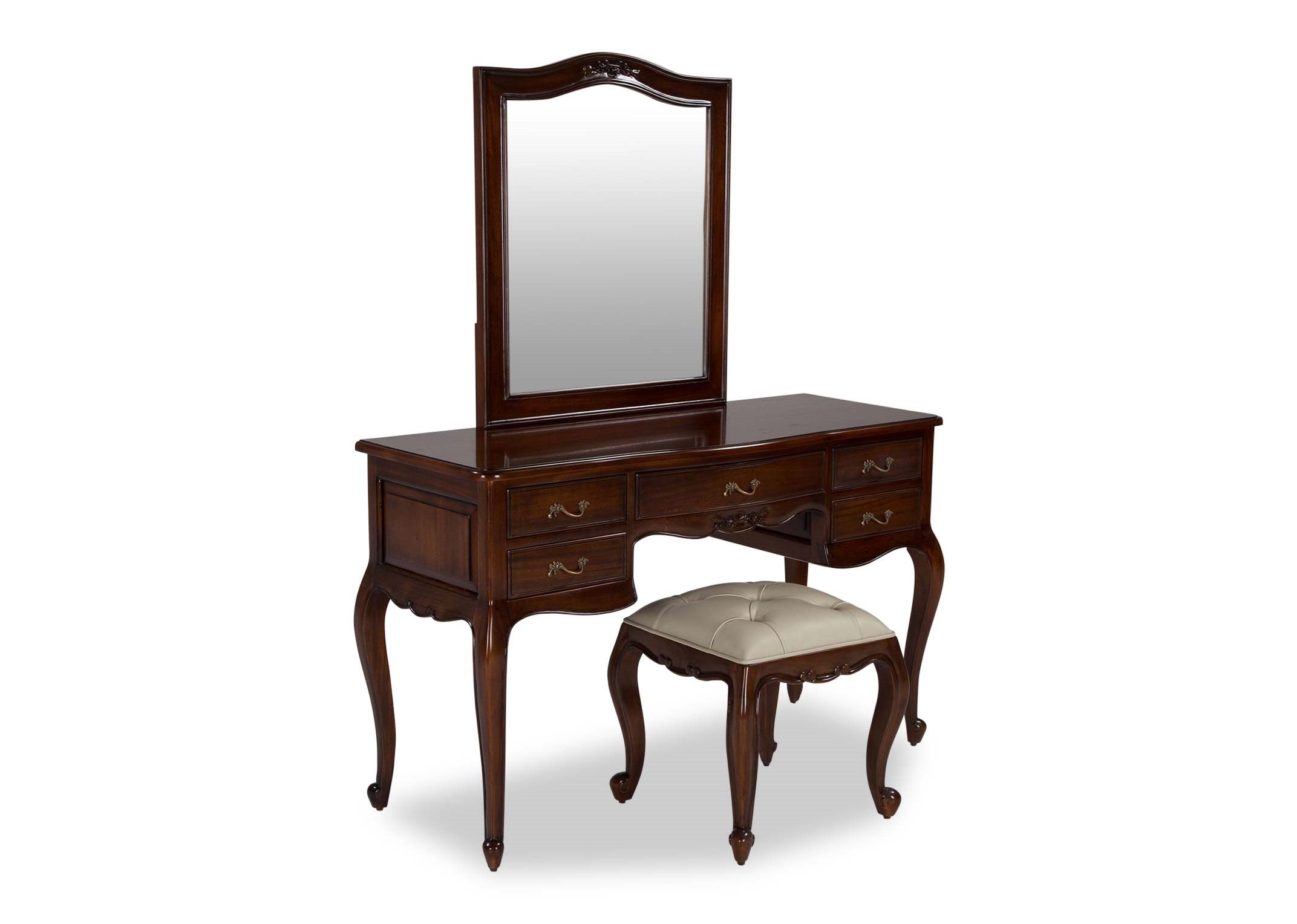 Mahogany vanity store table