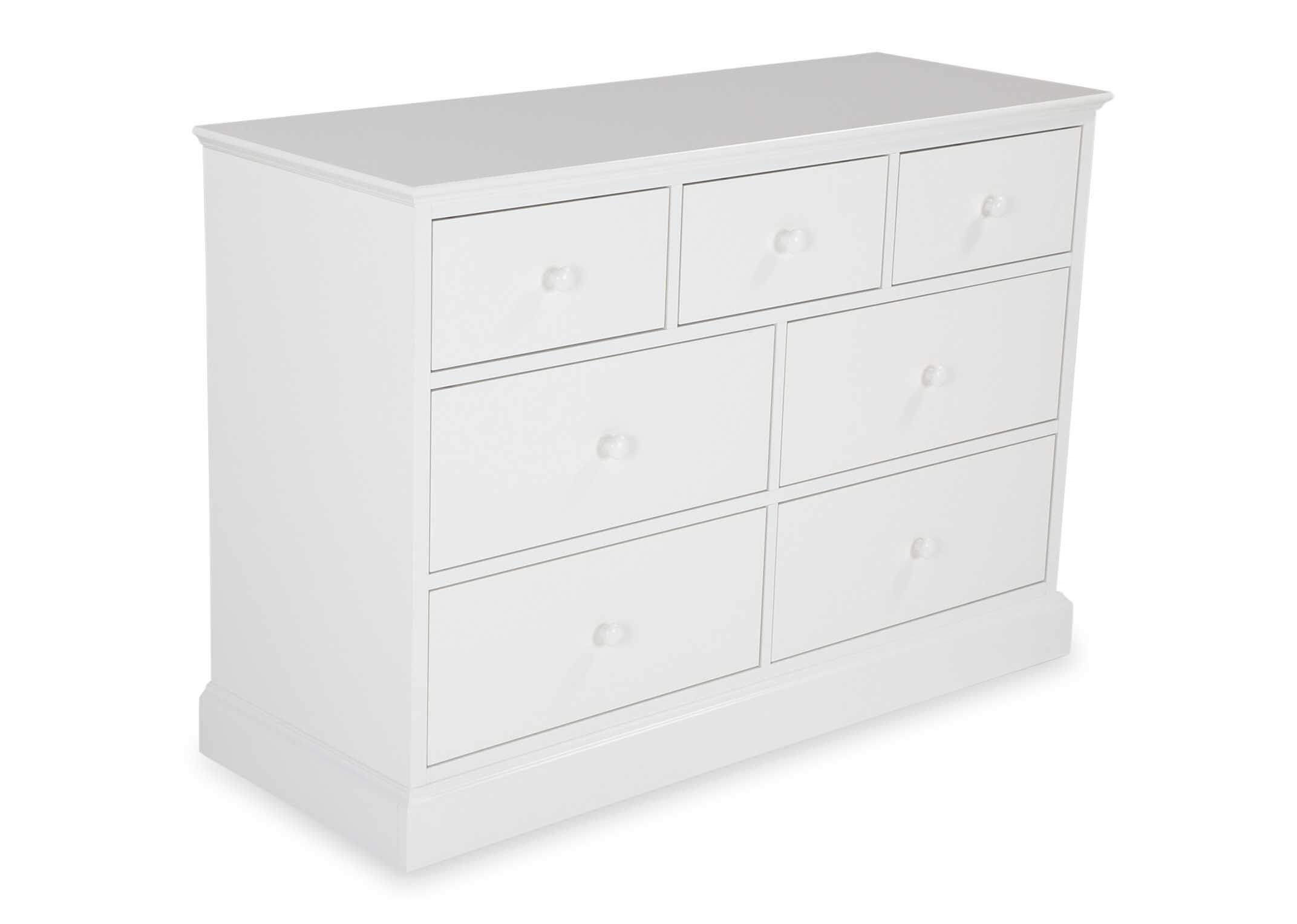 7 drawer white chest deals of drawers