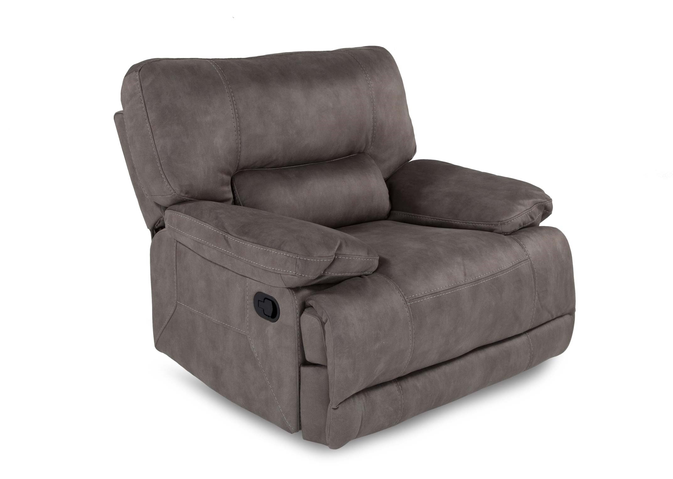 Faux suede 2025 recliner chair