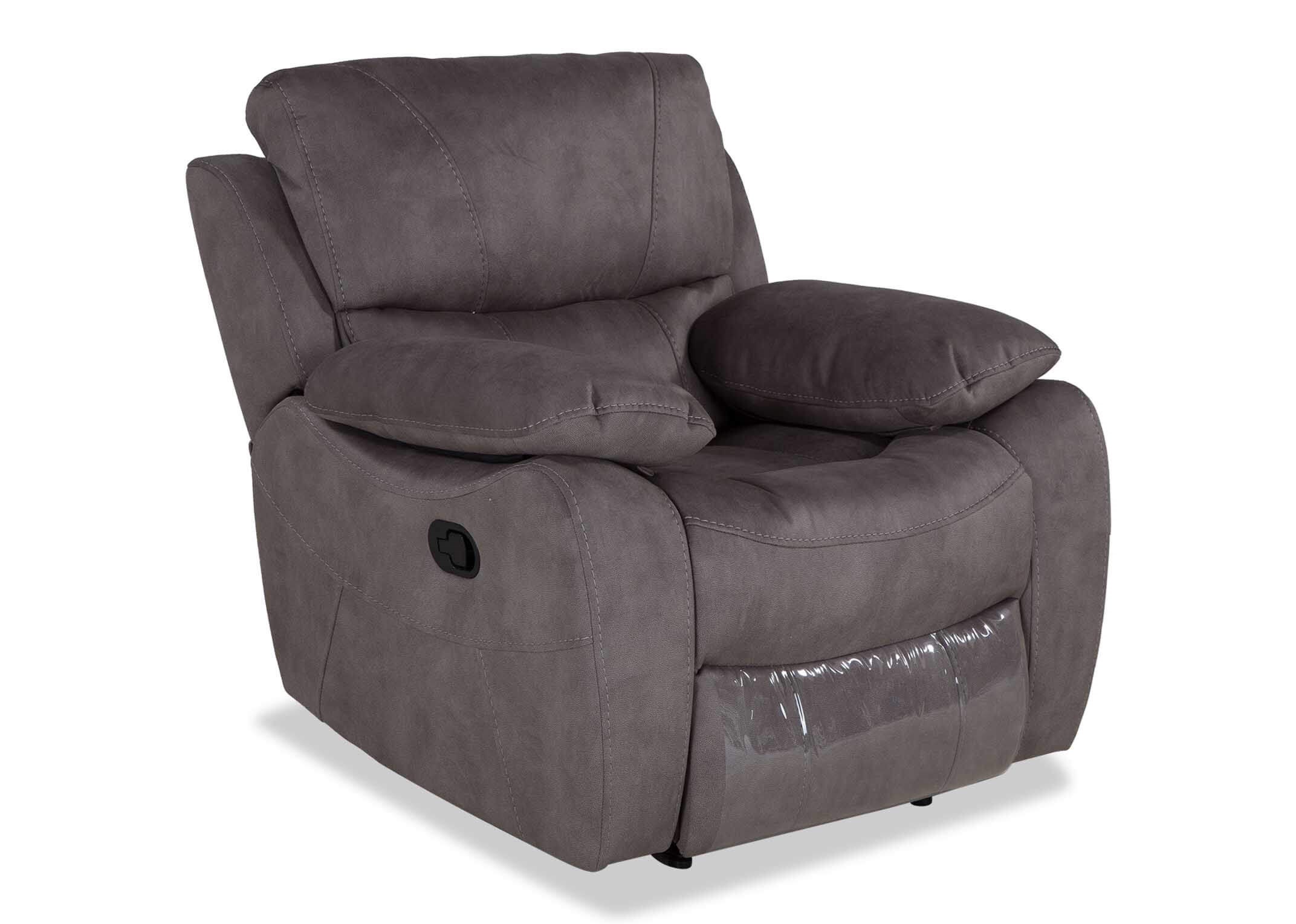 Grey best sale recliner armchair