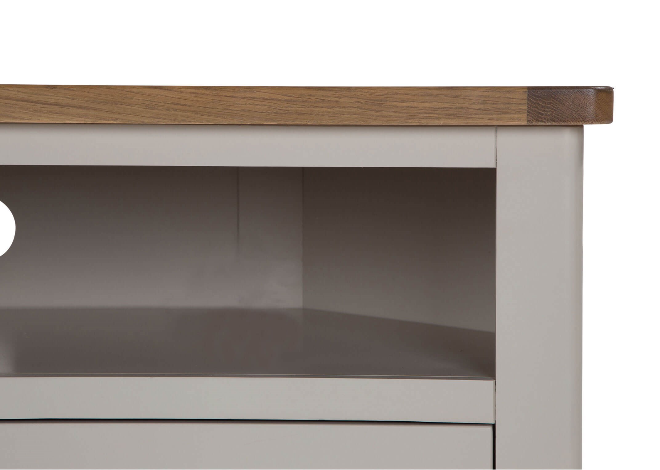 Small grey deals corner tv unit