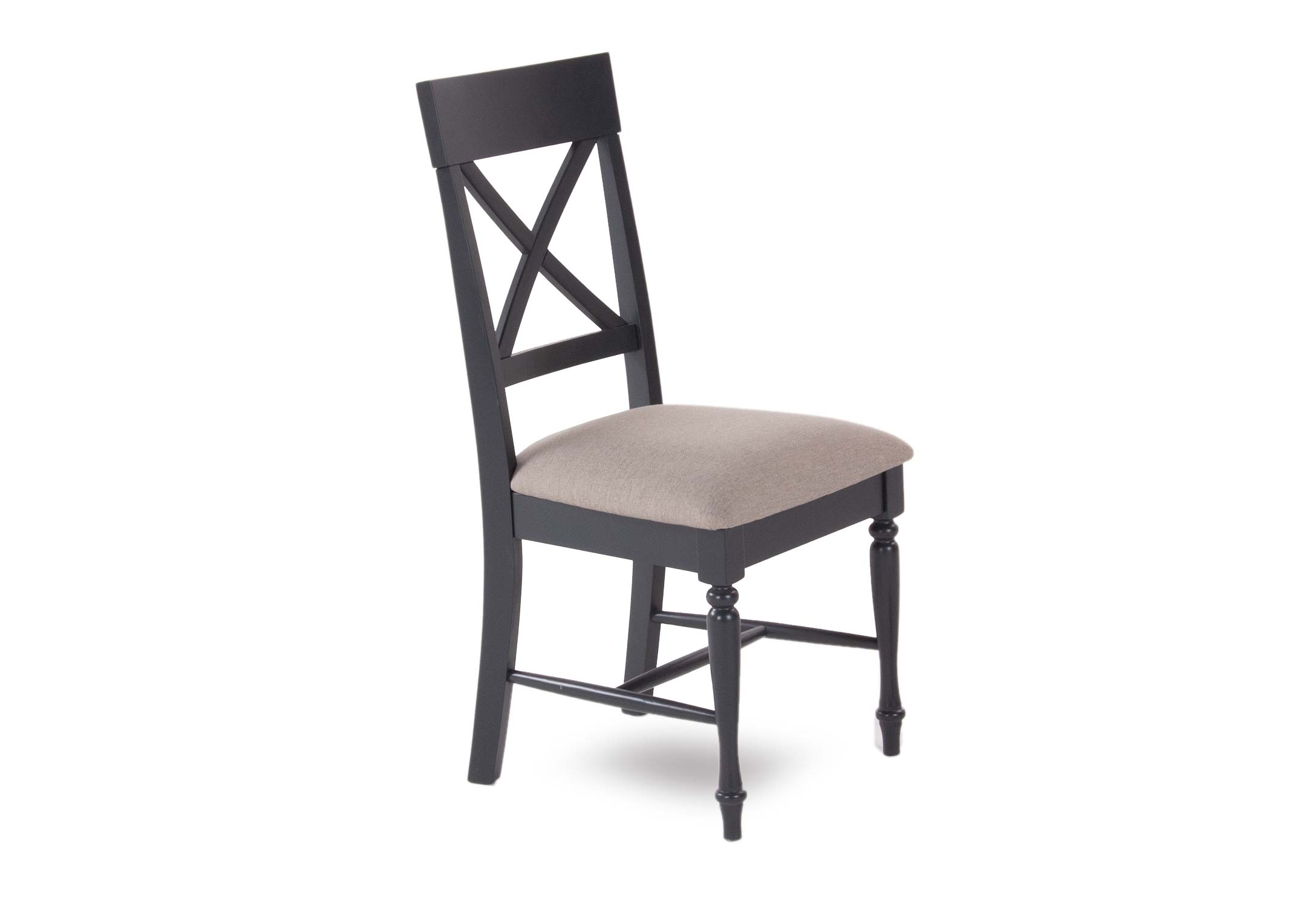 Grey cross clearance back dining chairs