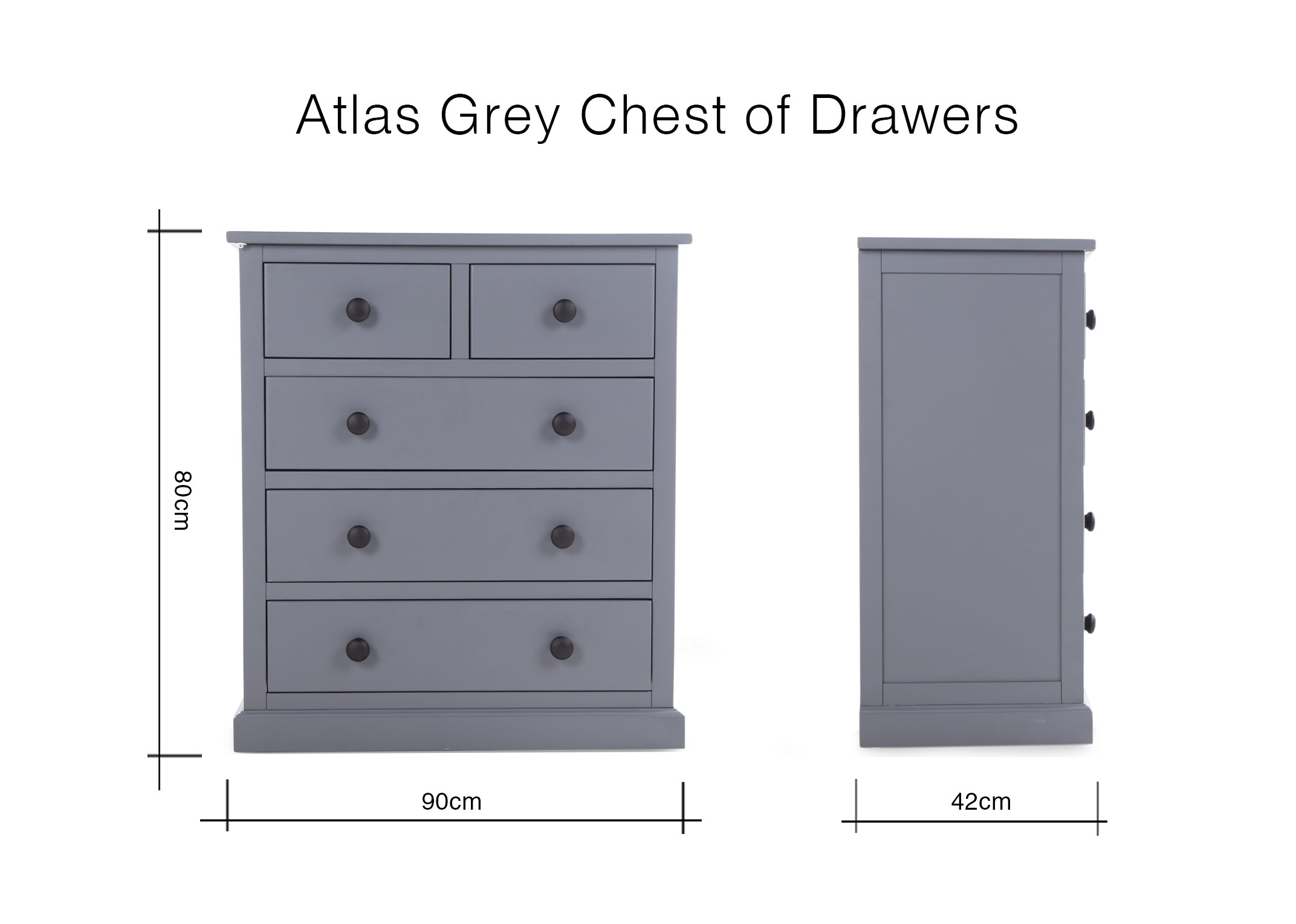 Average height of chest deals of drawers