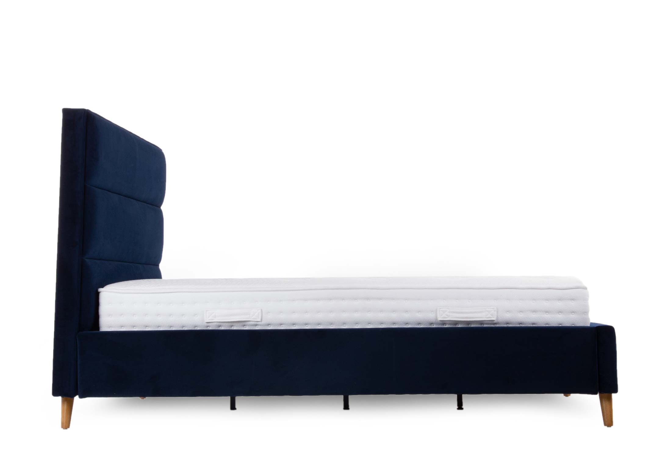 Queen bed deals frame blue