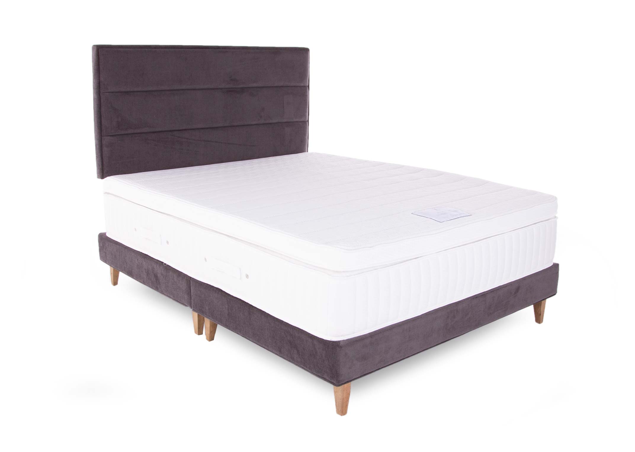 King size platform bed outlet and mattress set