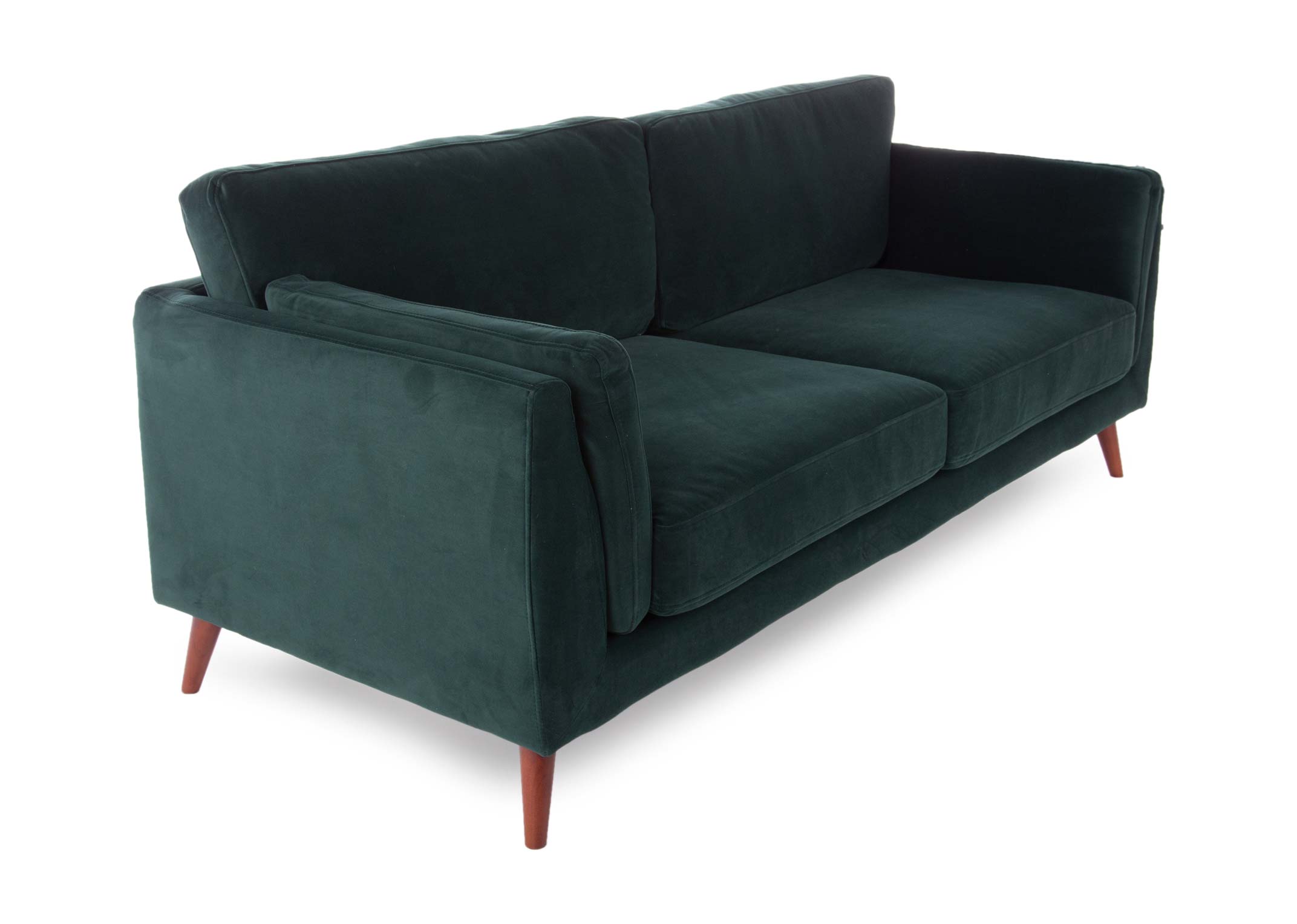 Second hand green velvet outlet sofa