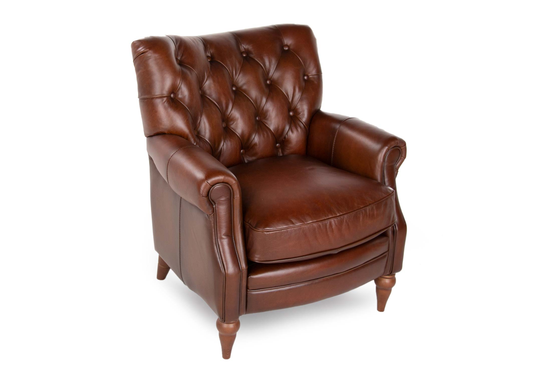 Brown deals leather chair