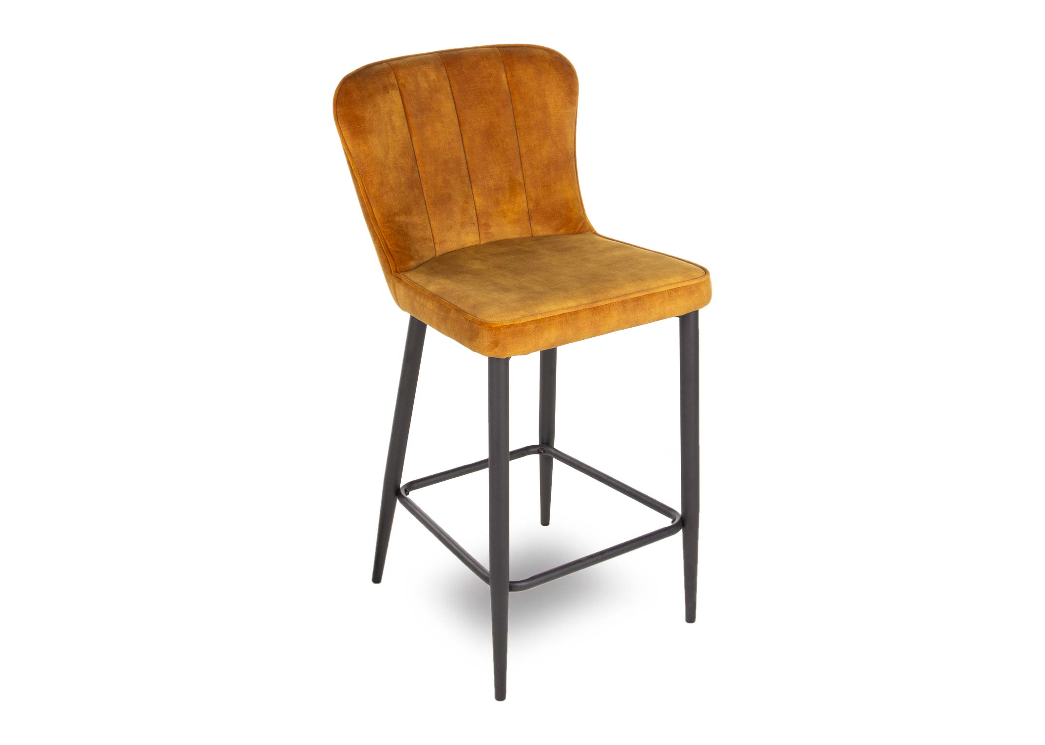 Rust Brown Velvet Bar Stool Heuston EZ Living Furniture