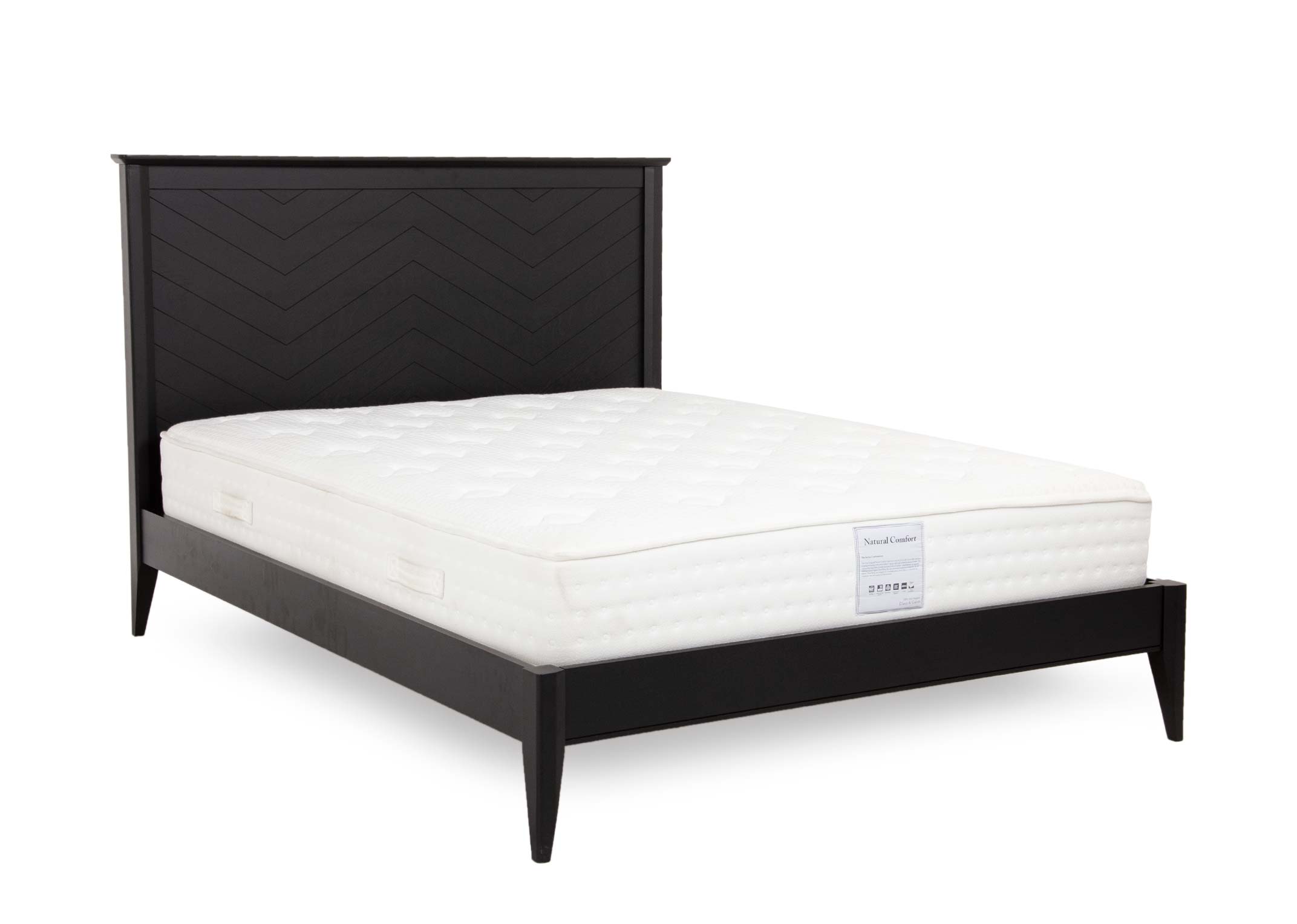 Black frame deals bed queen