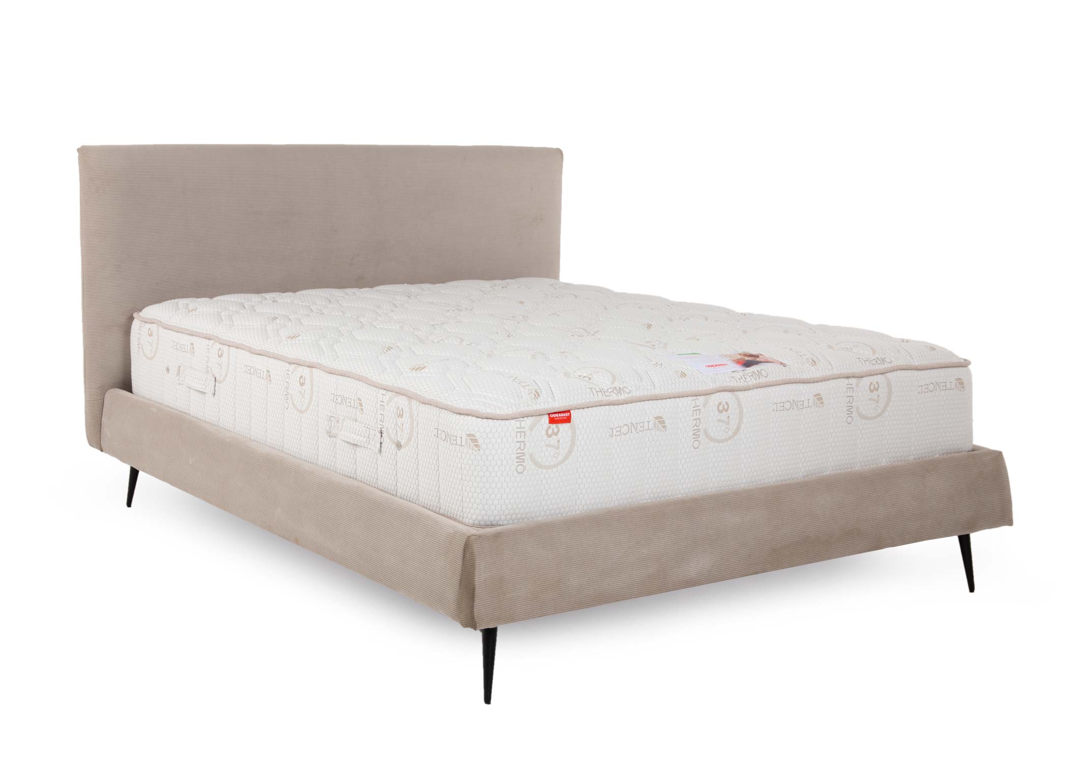 Taupe king outlet size bed