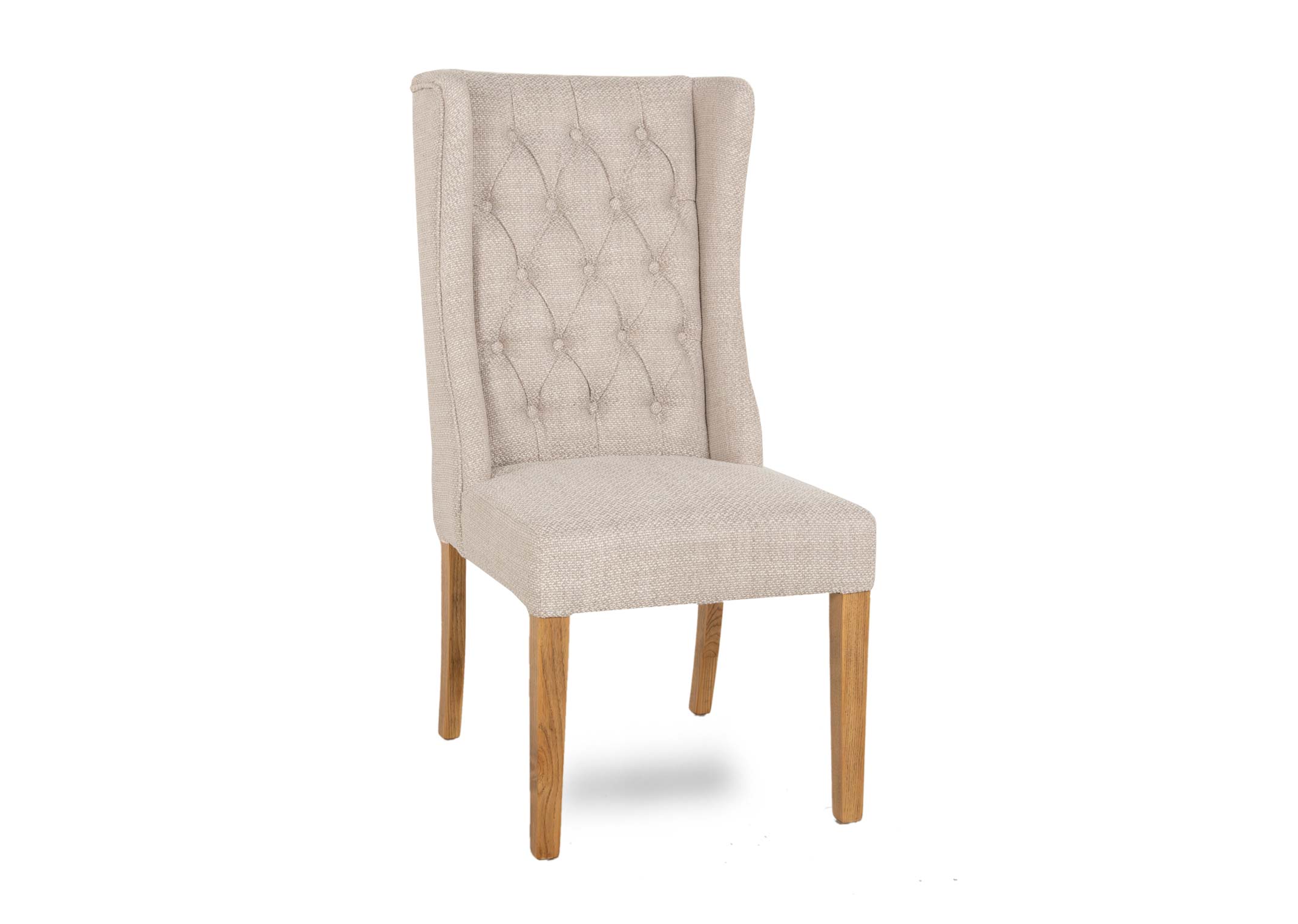 Taupe fabric dining deals chairs