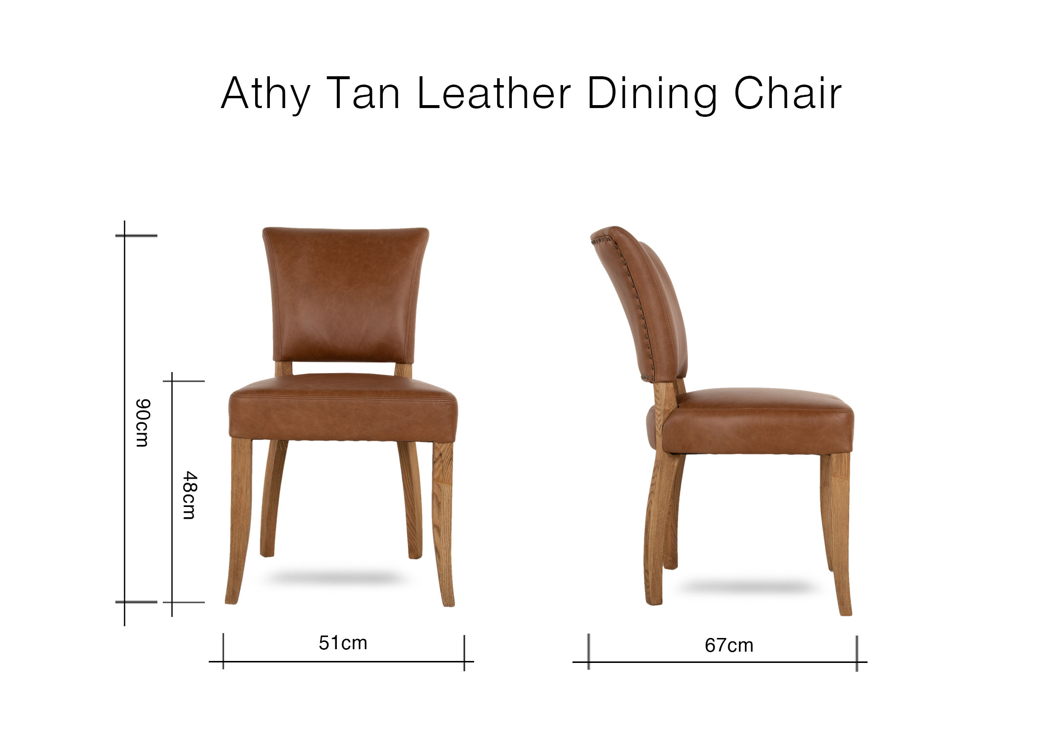 Genuine leather parson 2024 dining chairs