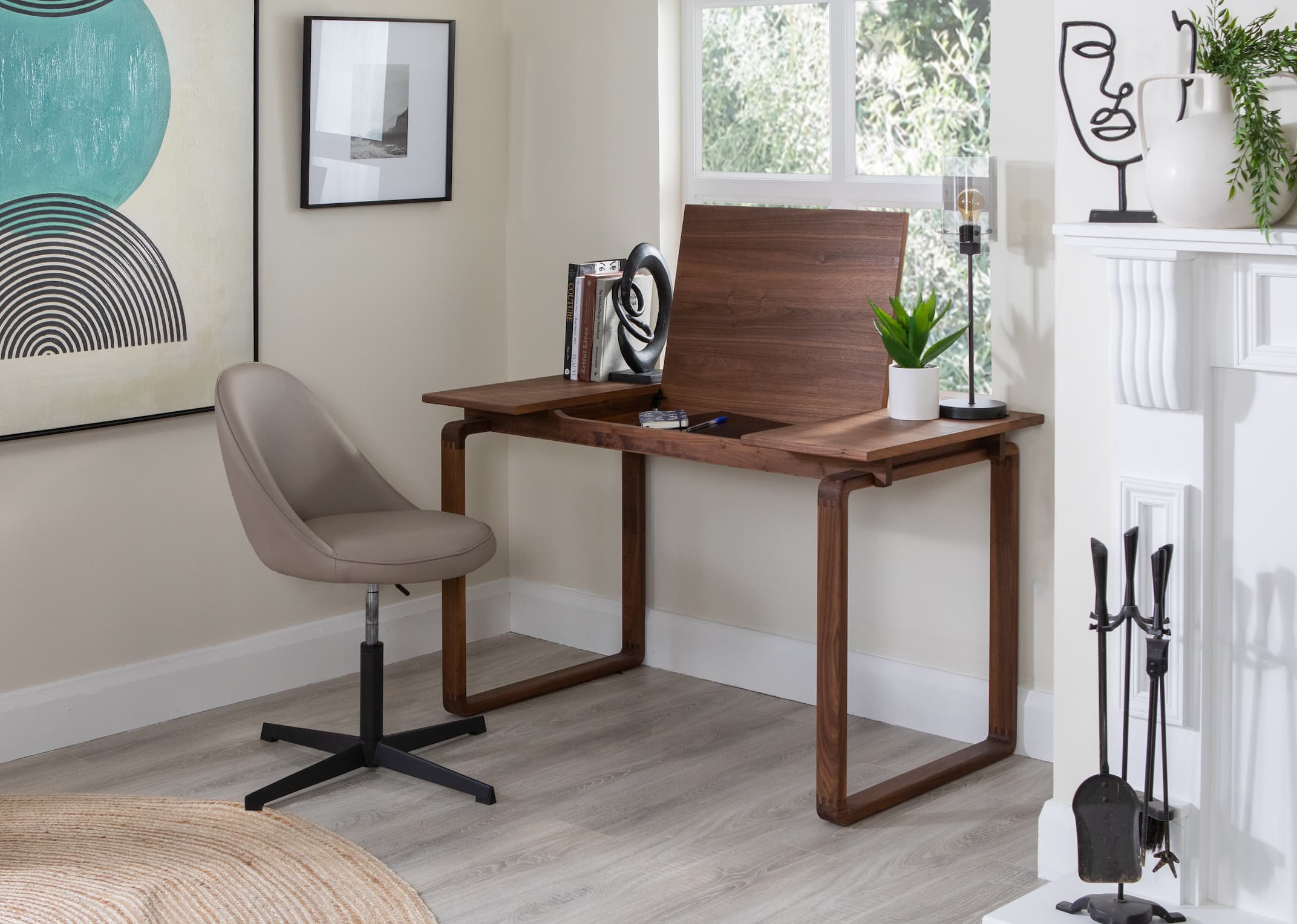 Writing desks with deals storage