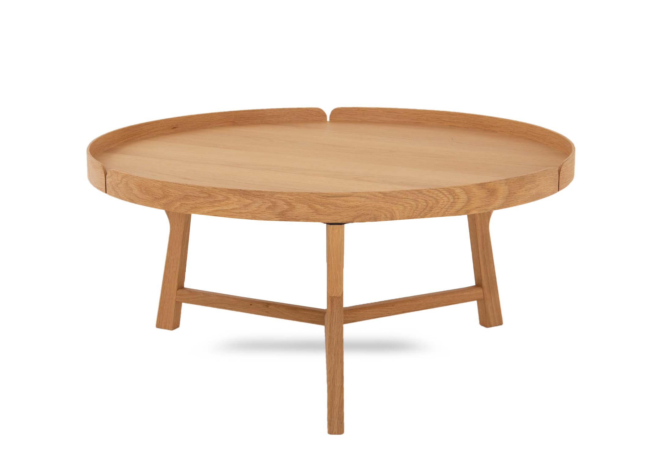 Coffee table deals round oak