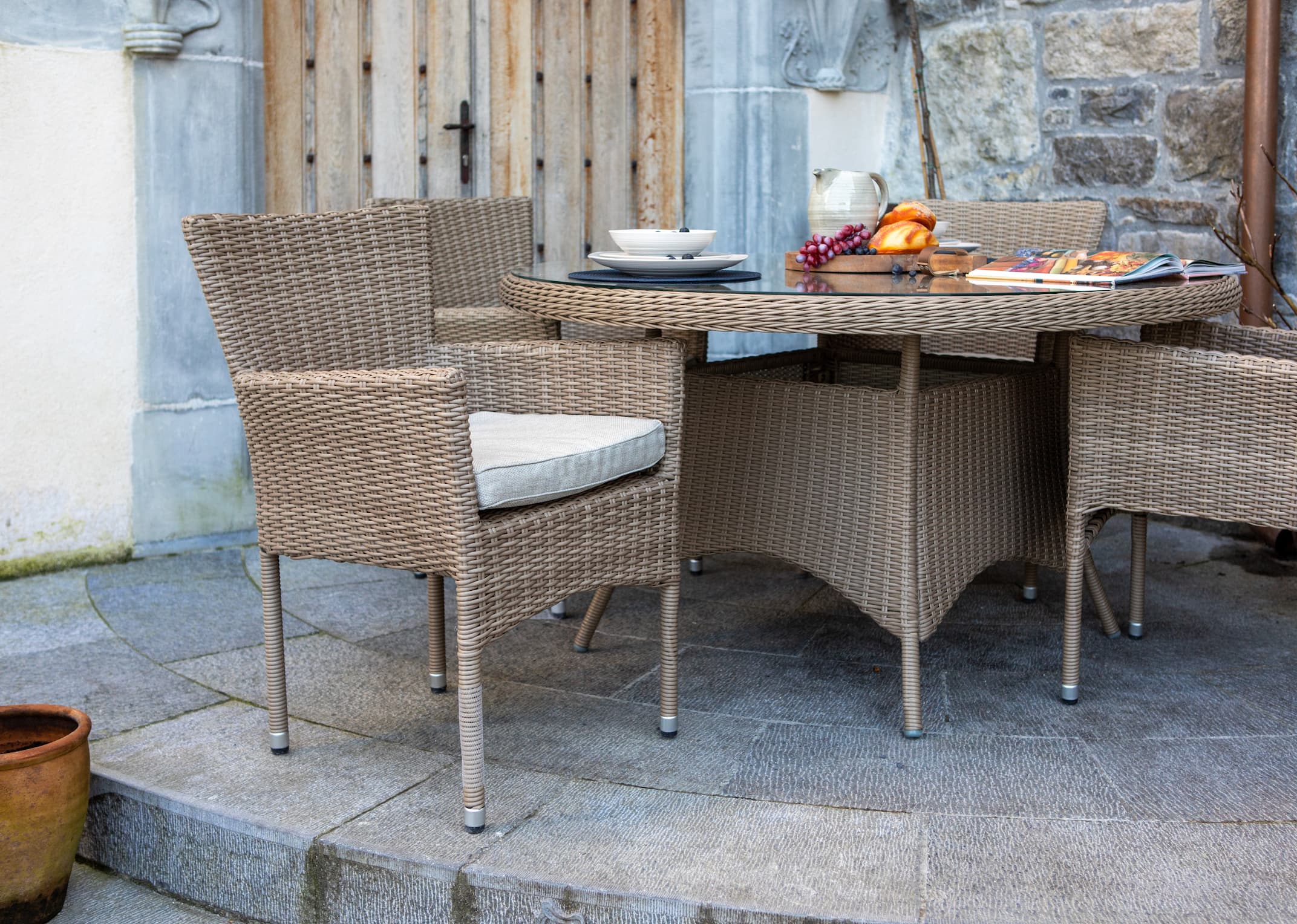 Reduced rattan deals garden furniture