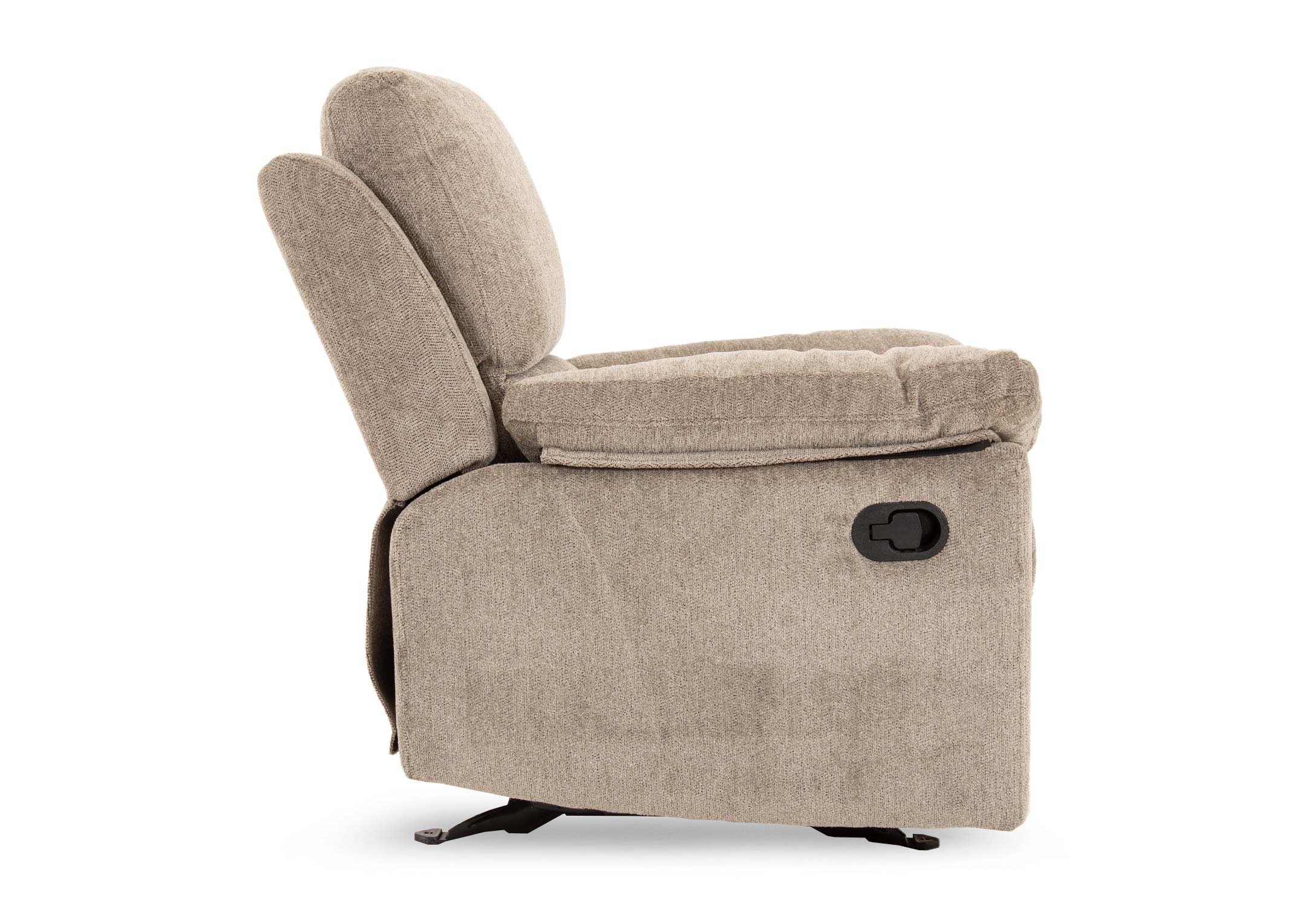 Grey Fabric Recliner Rocker Michigan EZ Living Furniture