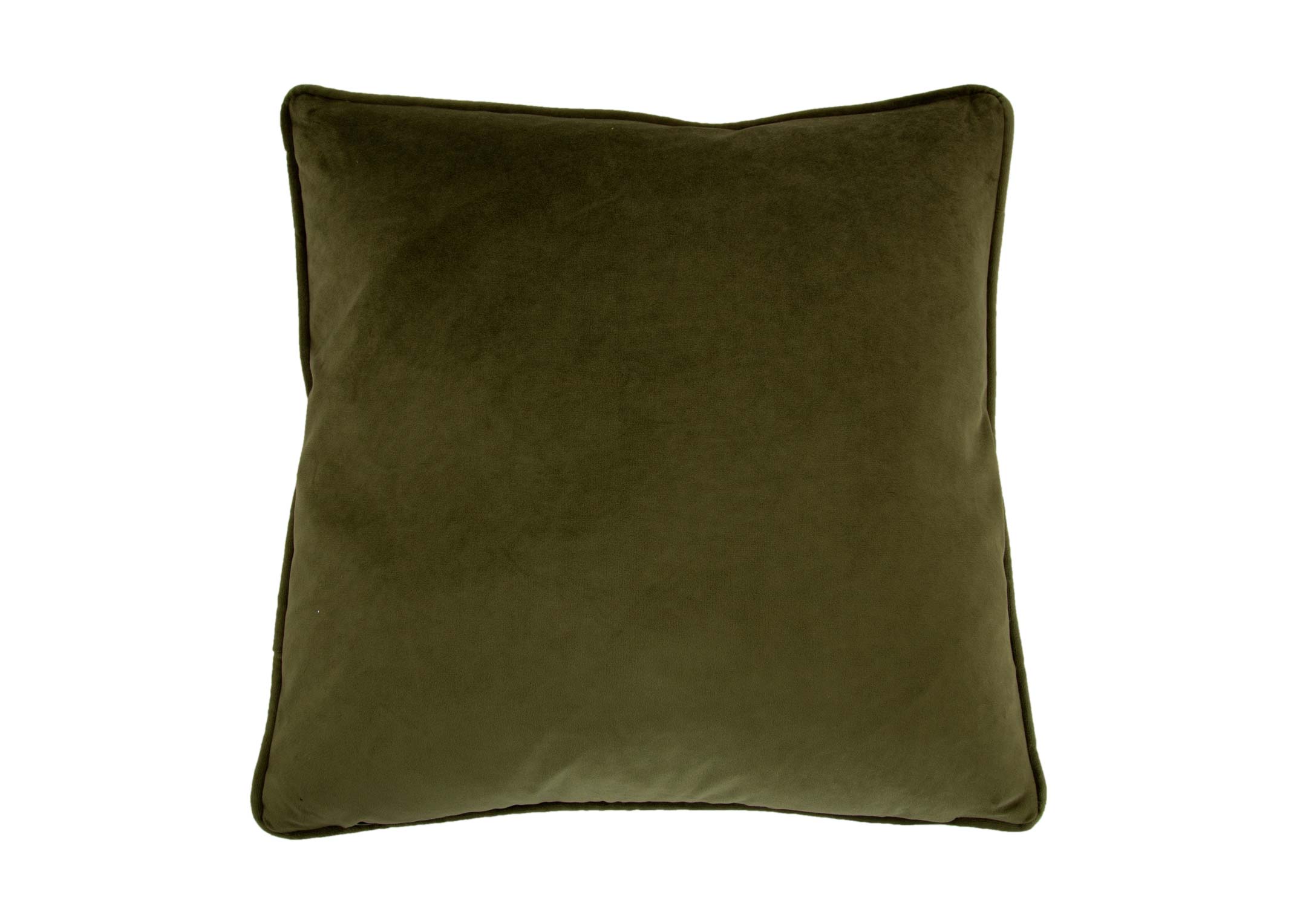 Moss green sale velvet cushion