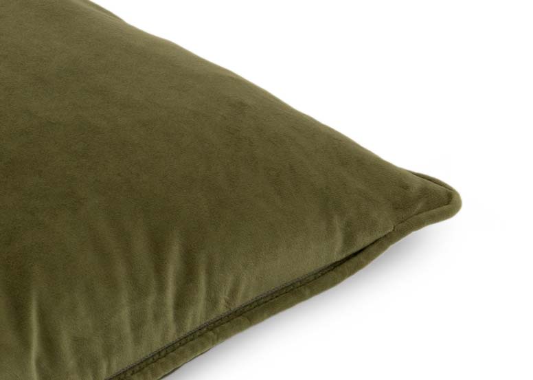 Moss green 2025 velvet pillows