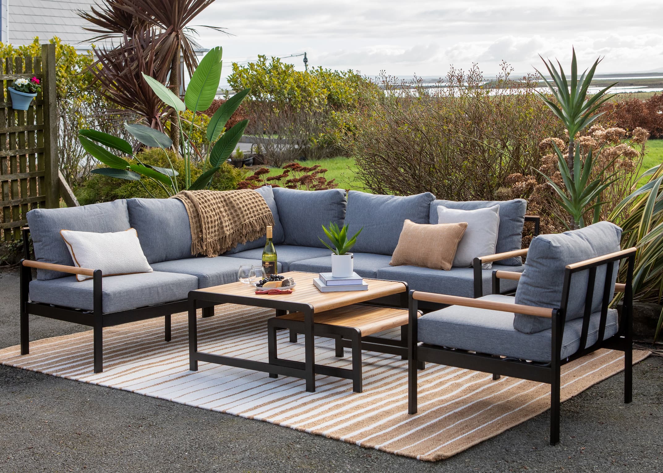 Garden furniture corner online sets