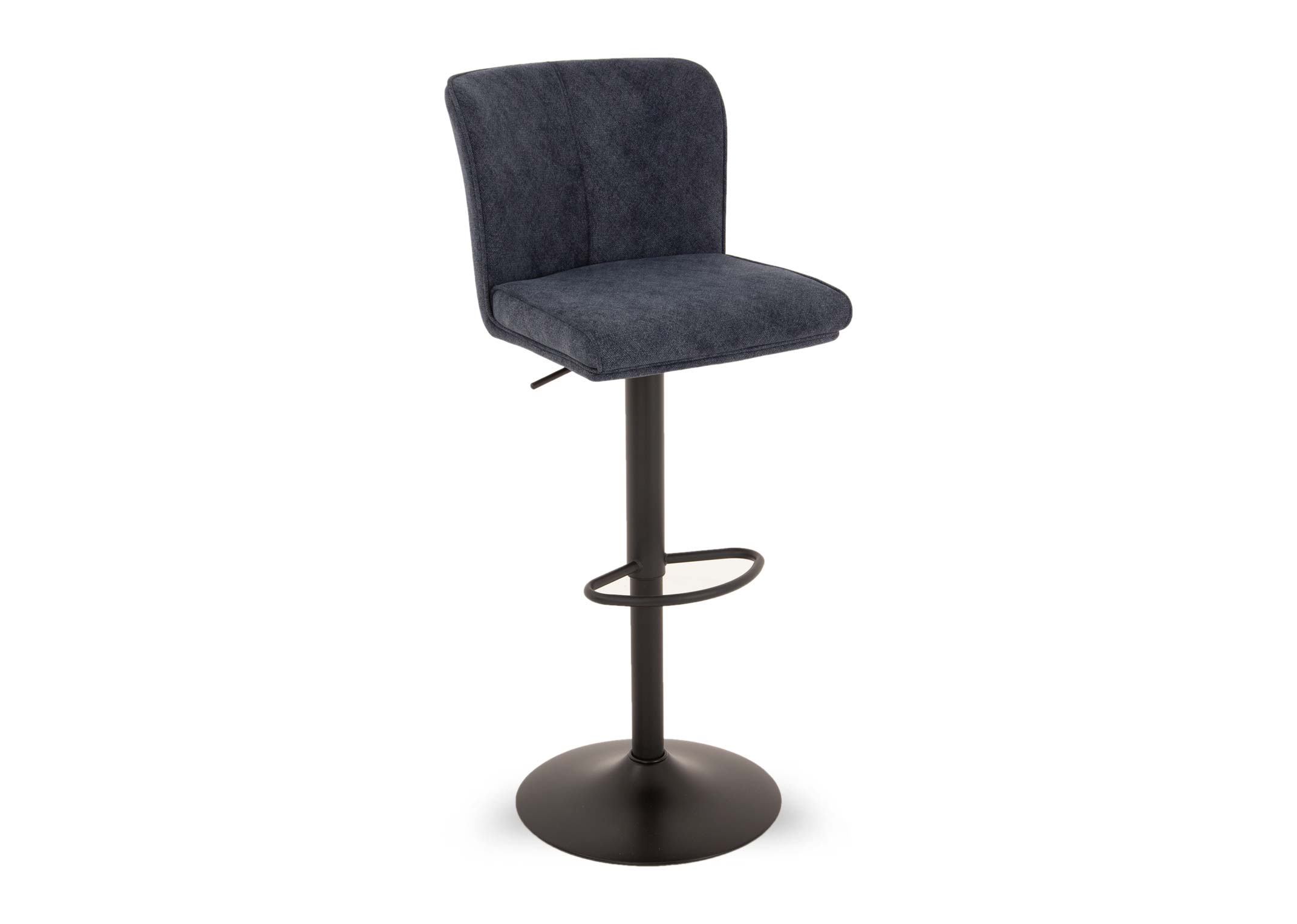 Blue swivel bar discount stools with backs