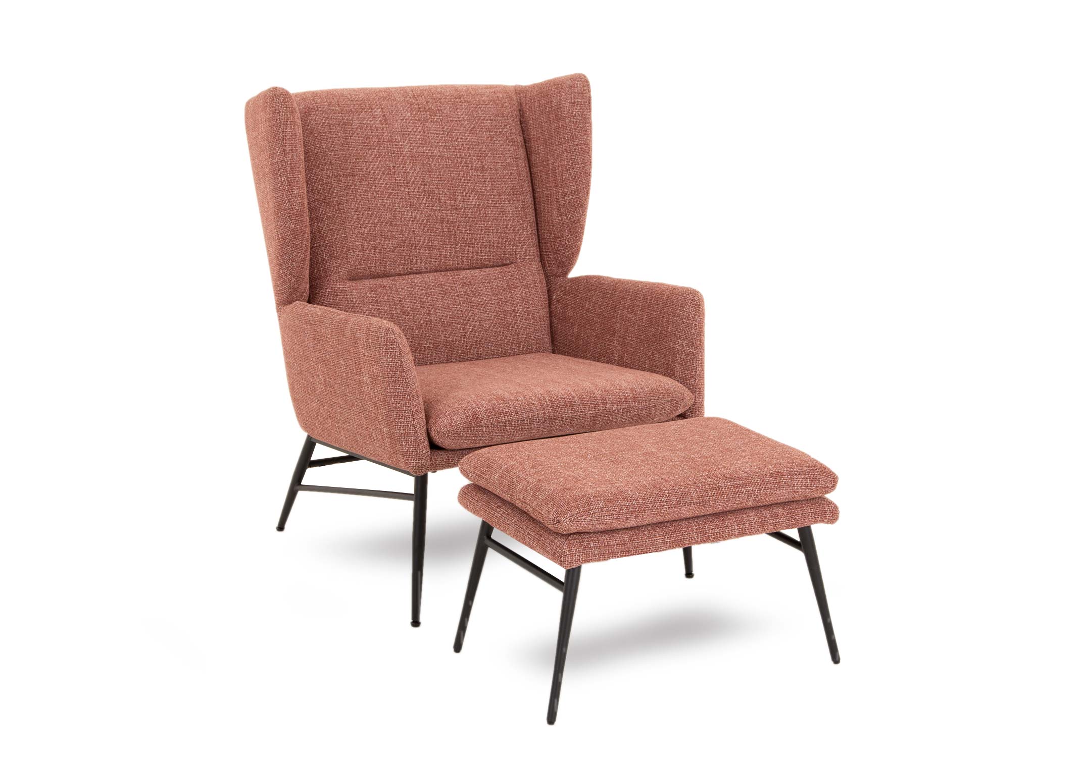 Dark pink best sale accent chair