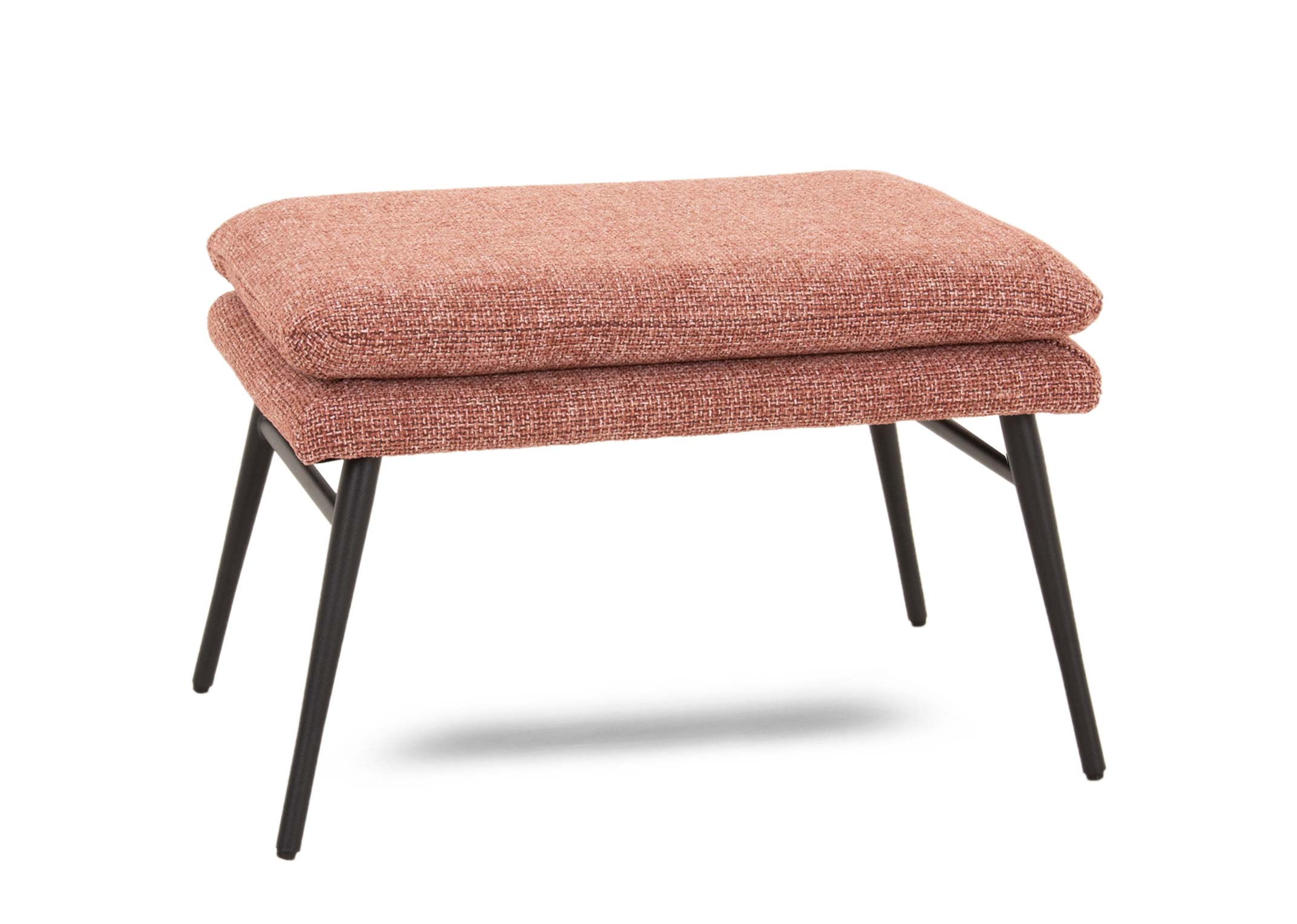 Blush pink best sale chair and footstool