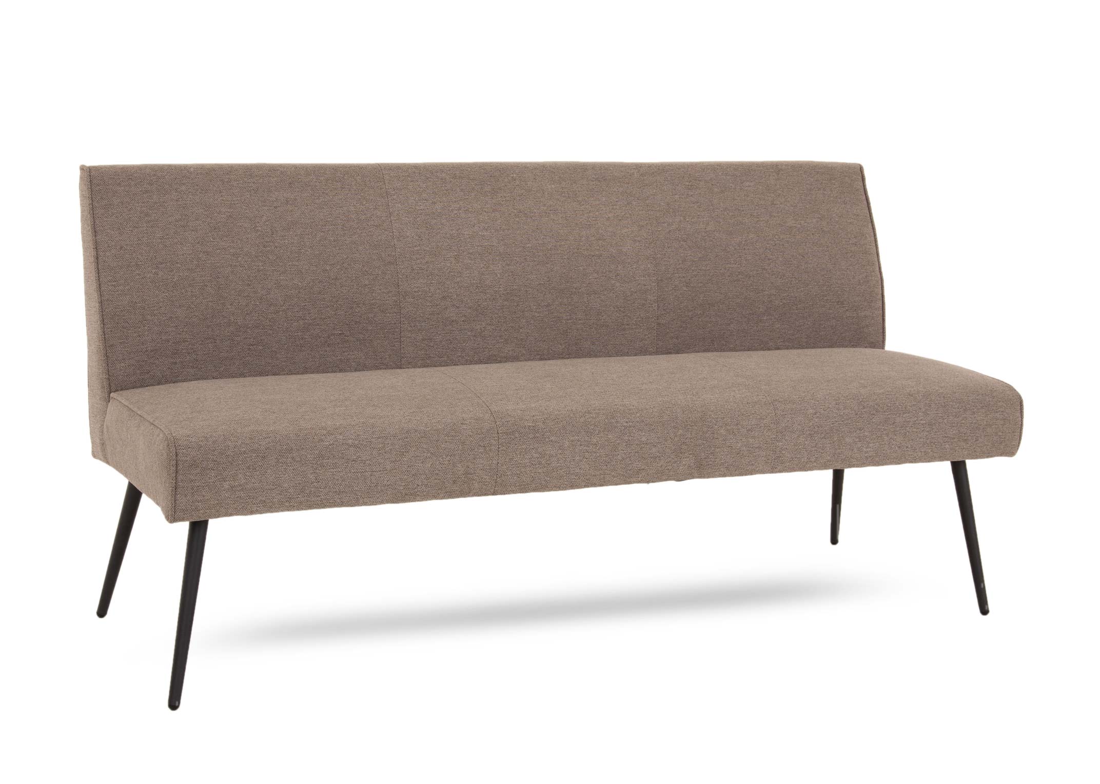 Grey Fabric Dining Bench with Back Decker EZ Living Furniture