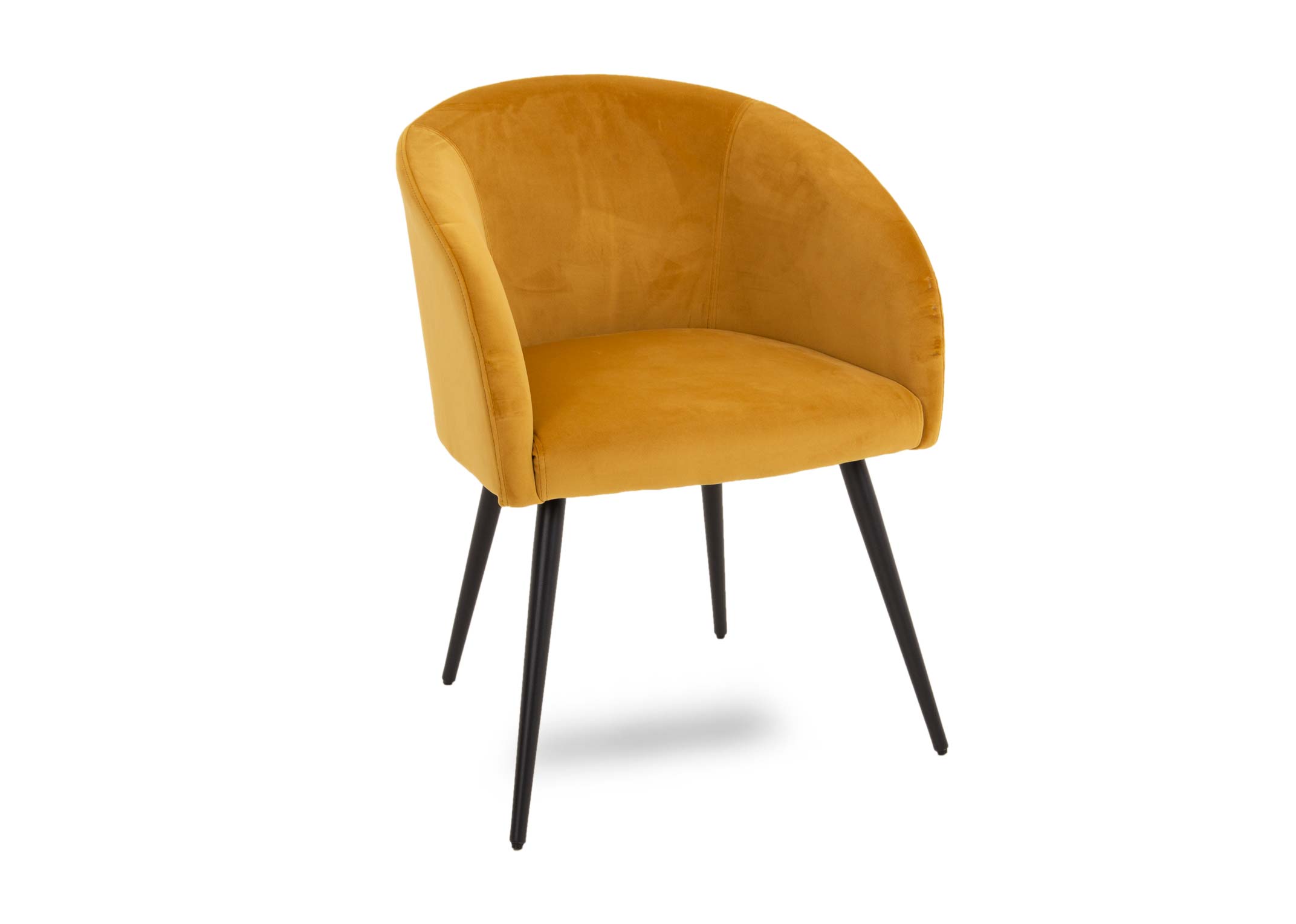 Mustard Fabric Dining Chair Alex EZ Living Furniture