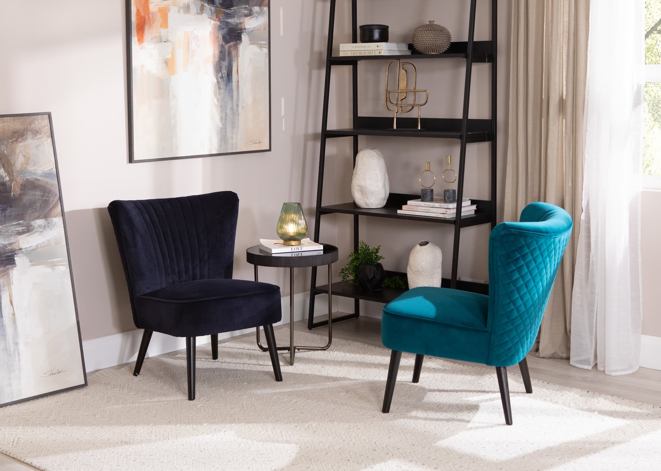 Bedroom Chairs Ireland EZ Living Furniture   136768 6 Sakura Navy Chair 