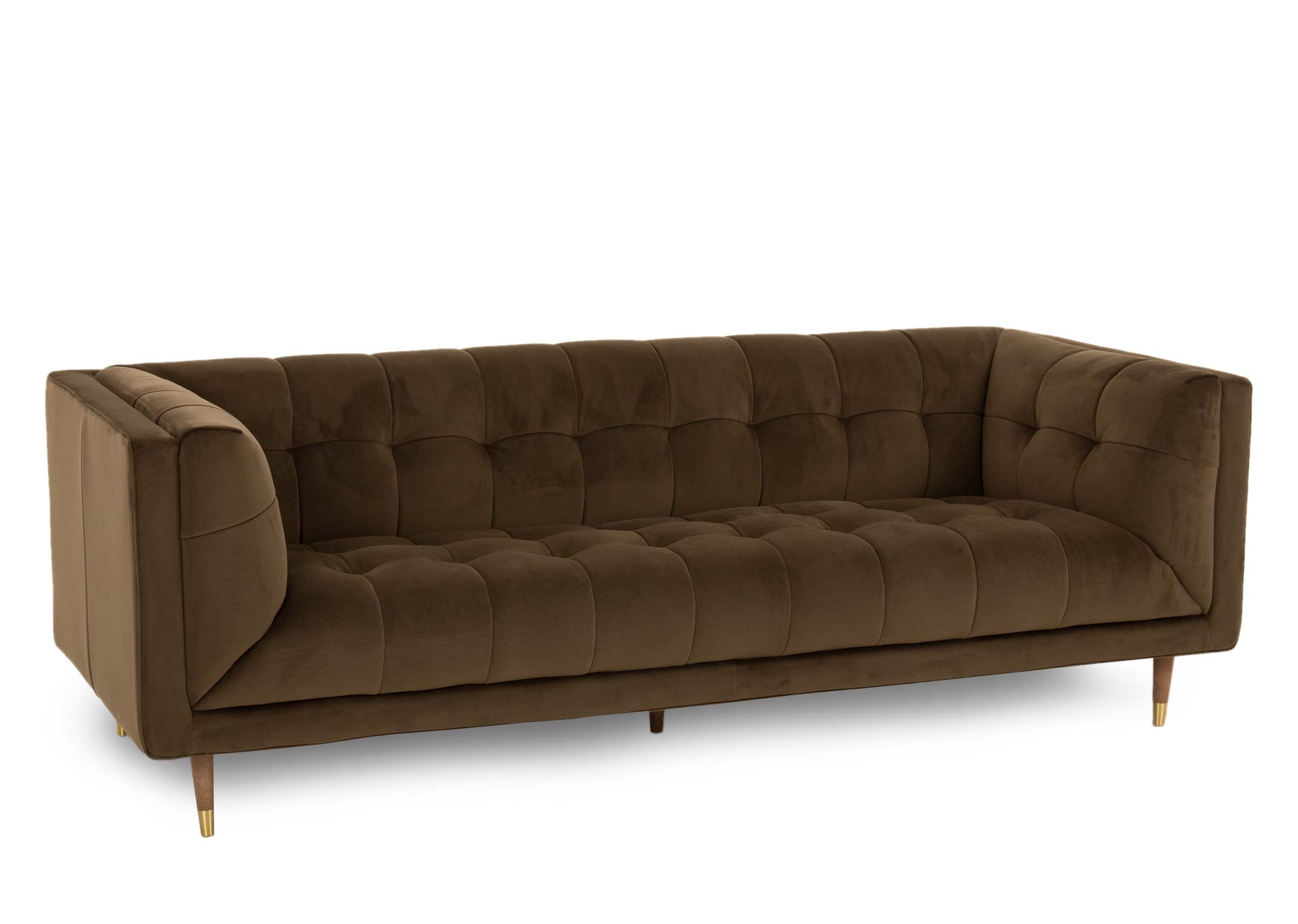 Velvet dark deals green couch