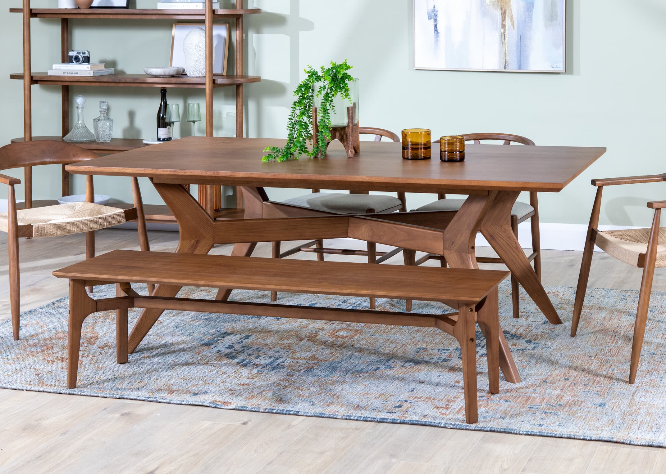 Walnut shop breakfast table