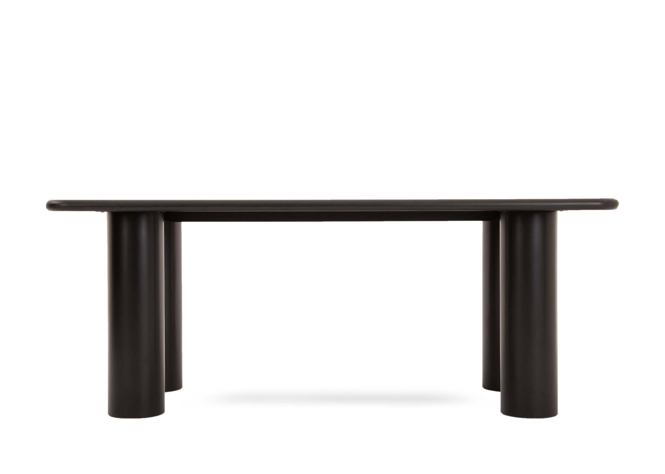 Matte black outlet kitchen table