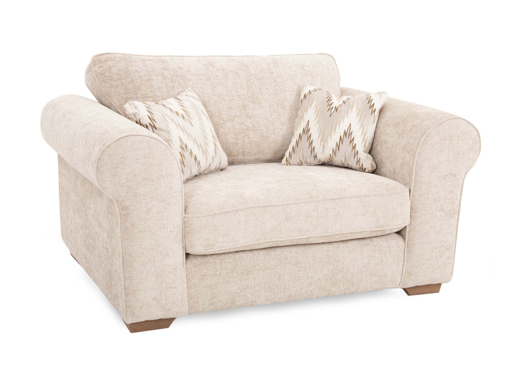 Cream Fabric Cuddler Hayden EZ Living Furniture