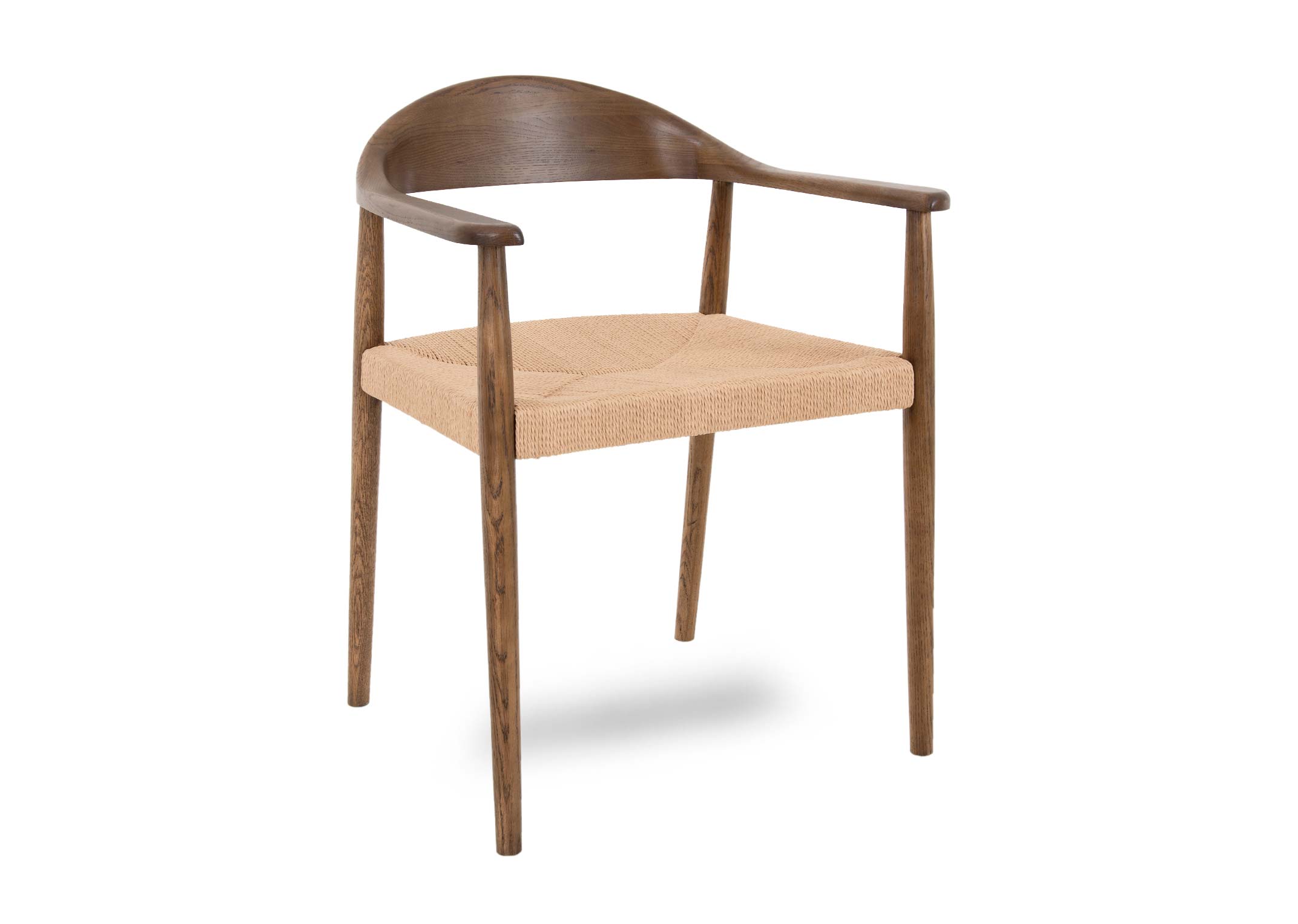 Woven wood dining discount chairs