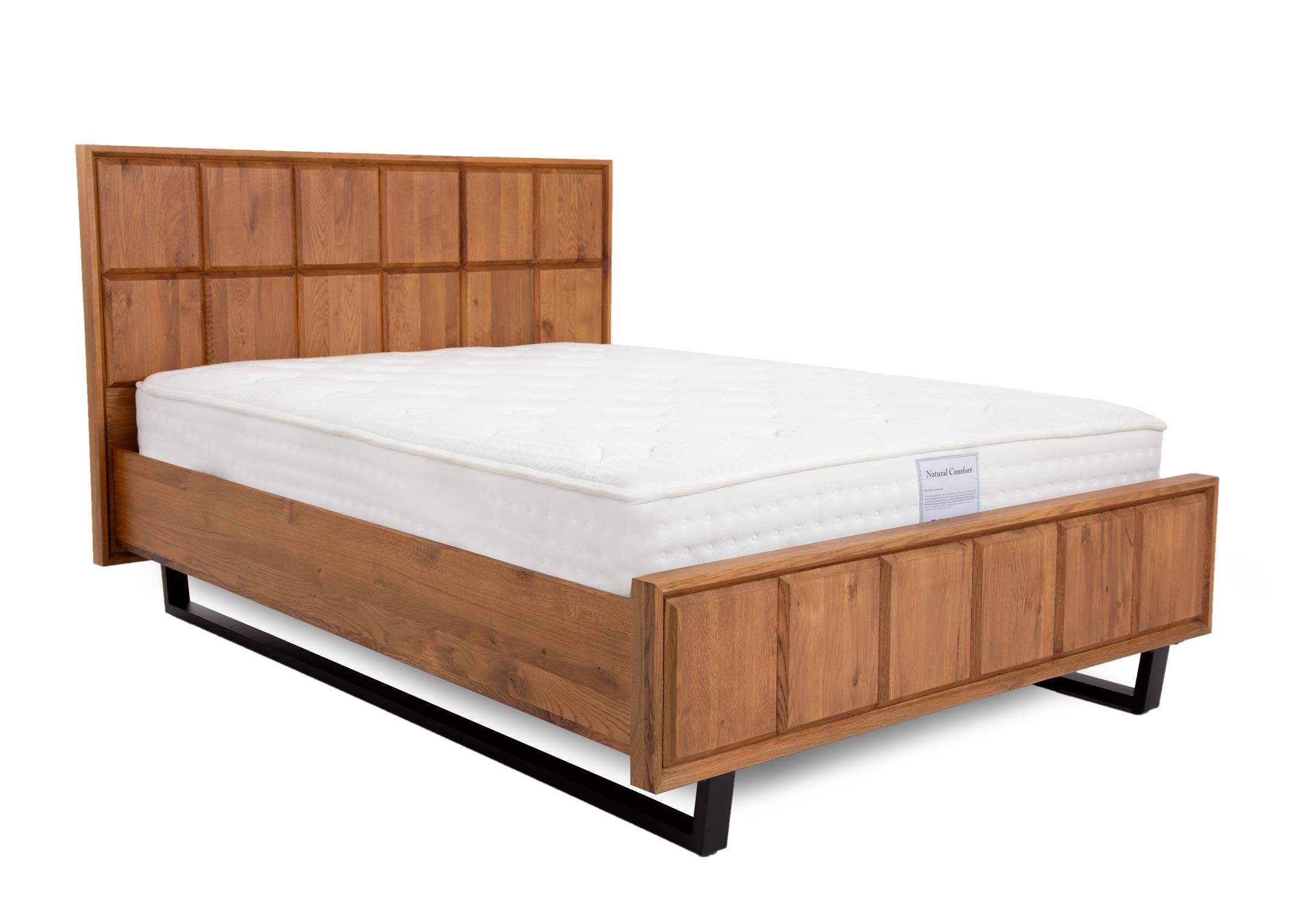 Full size mattress on deals queen bed frame