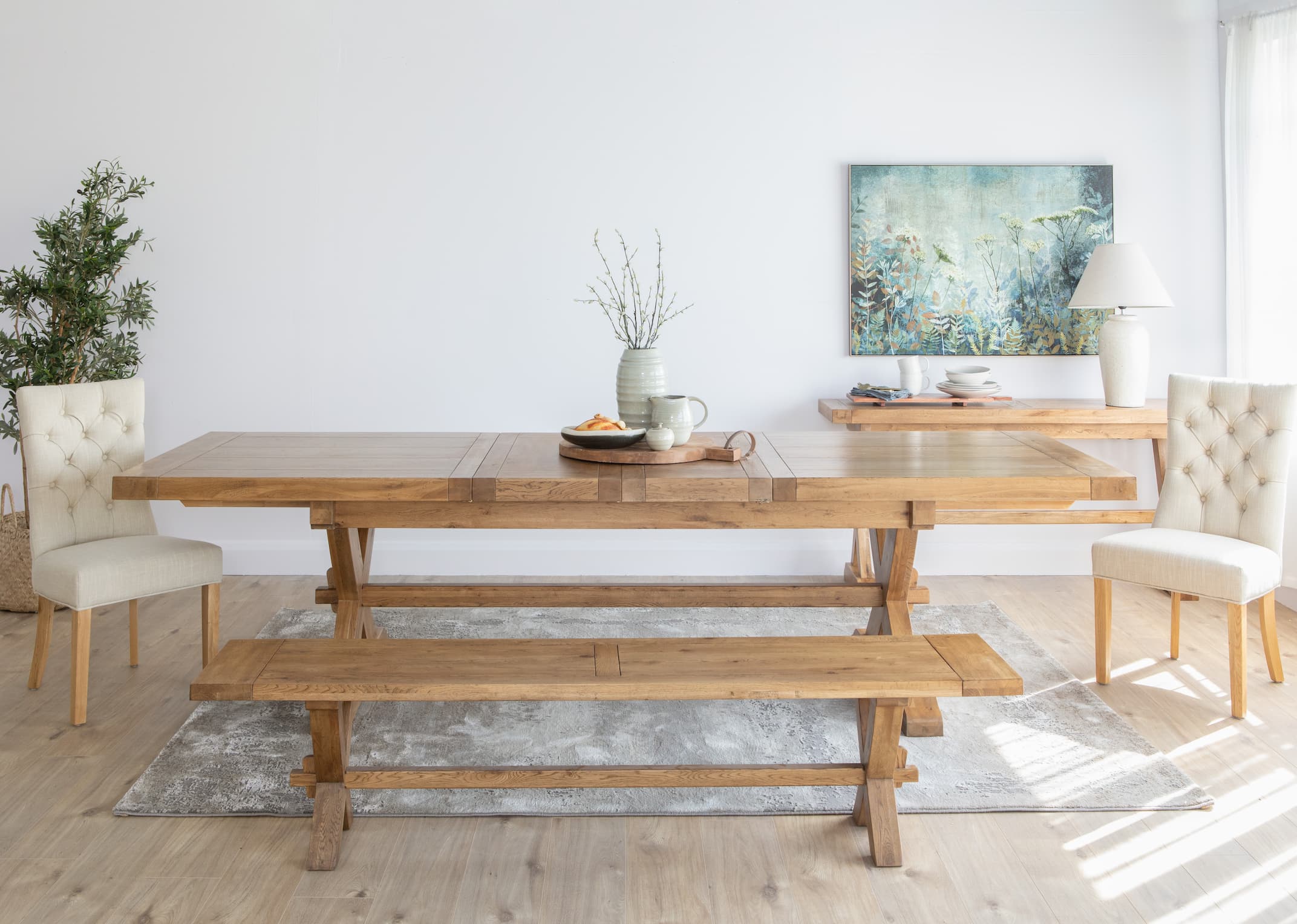 Ez living on sale oak table