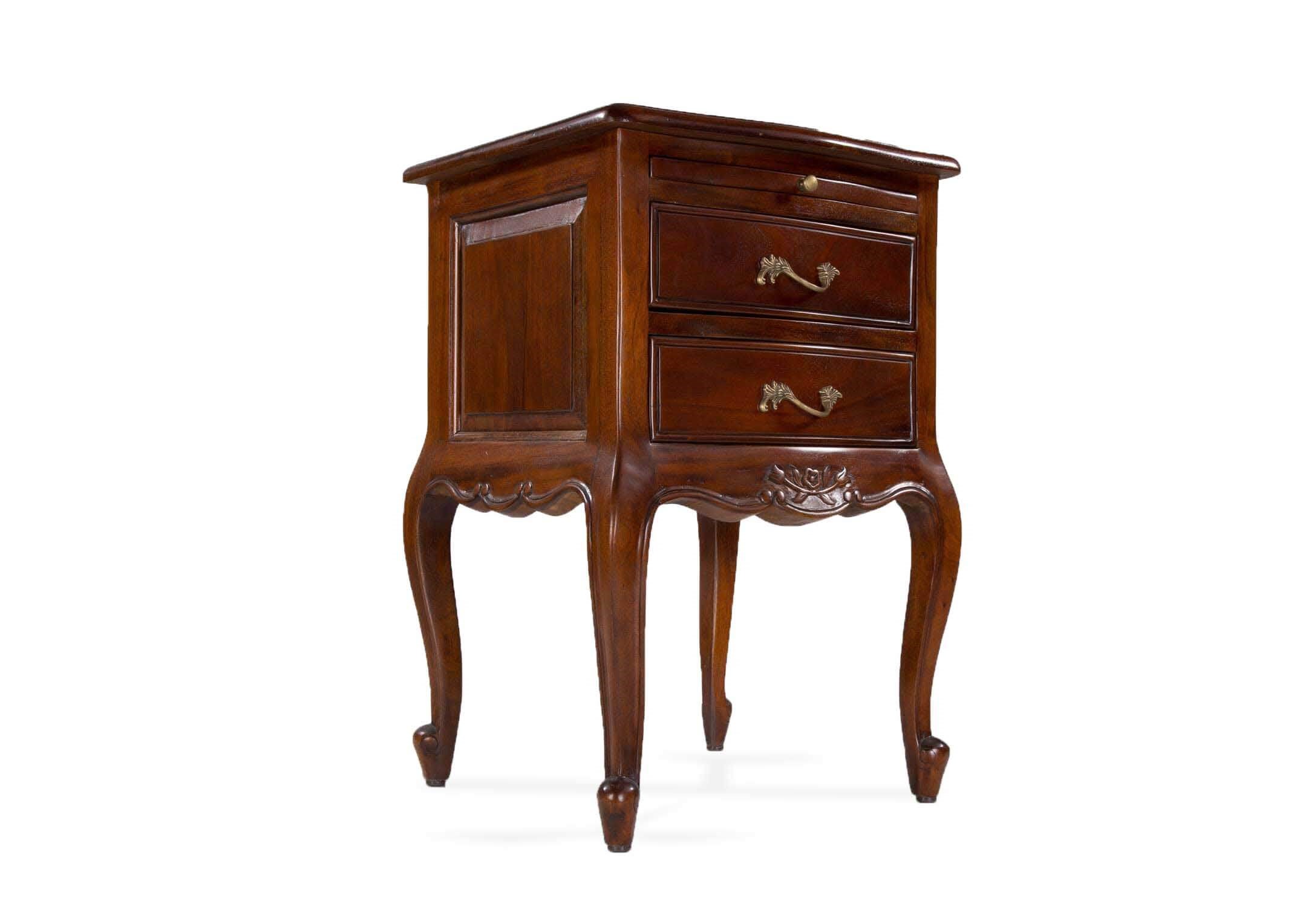 Mahogany bedside deals drawers