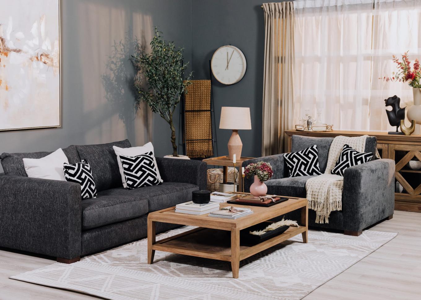 Charcoal deals grey sofa